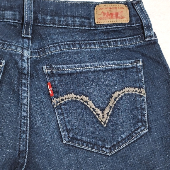 Levi's low rise skinny jean Dark blue wash Size 3M - Picture 3 of 6